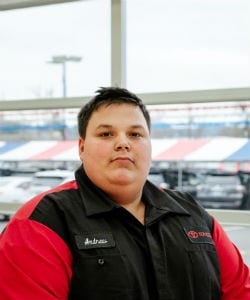 Staff member Andrew Medeiros from ID_e5a9032cd29a