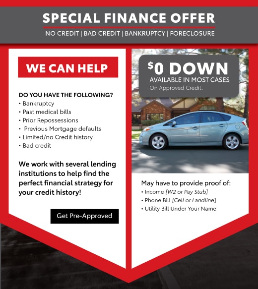 can you get a finance car with bad credit