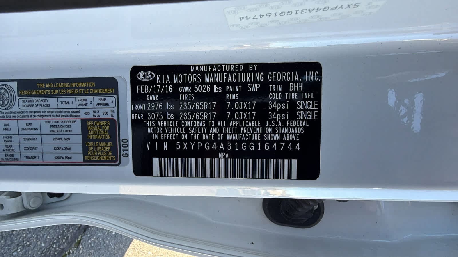 Thumbnail: 2016 Kia Sorento - 30