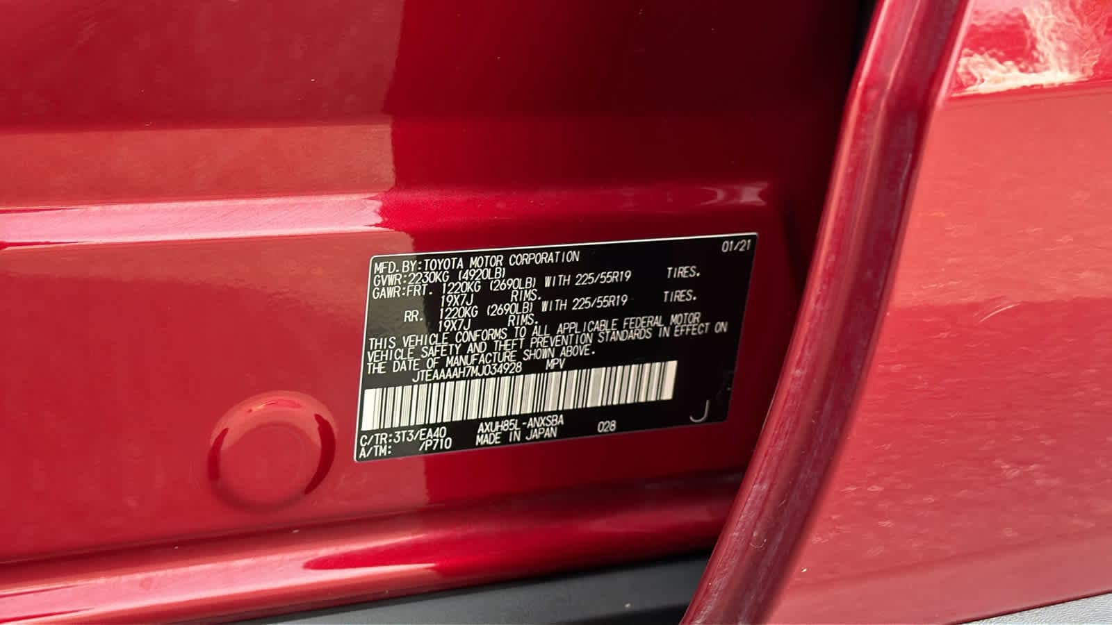 Thumbnail: 2021 Toyota Venza - 30