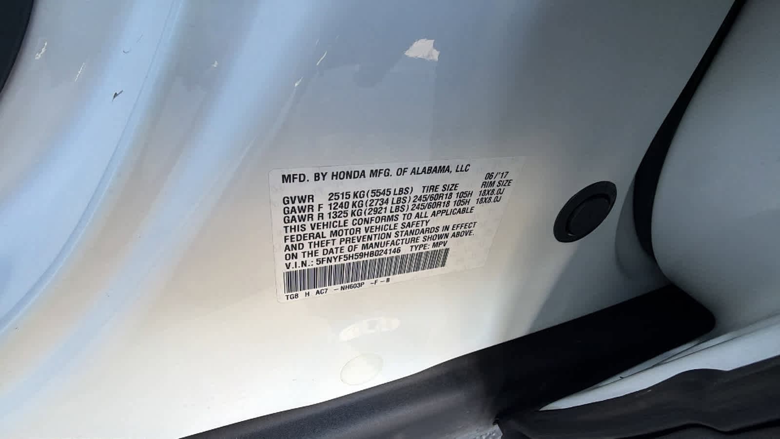 Thumbnail: 2017 Honda Pilot - 30