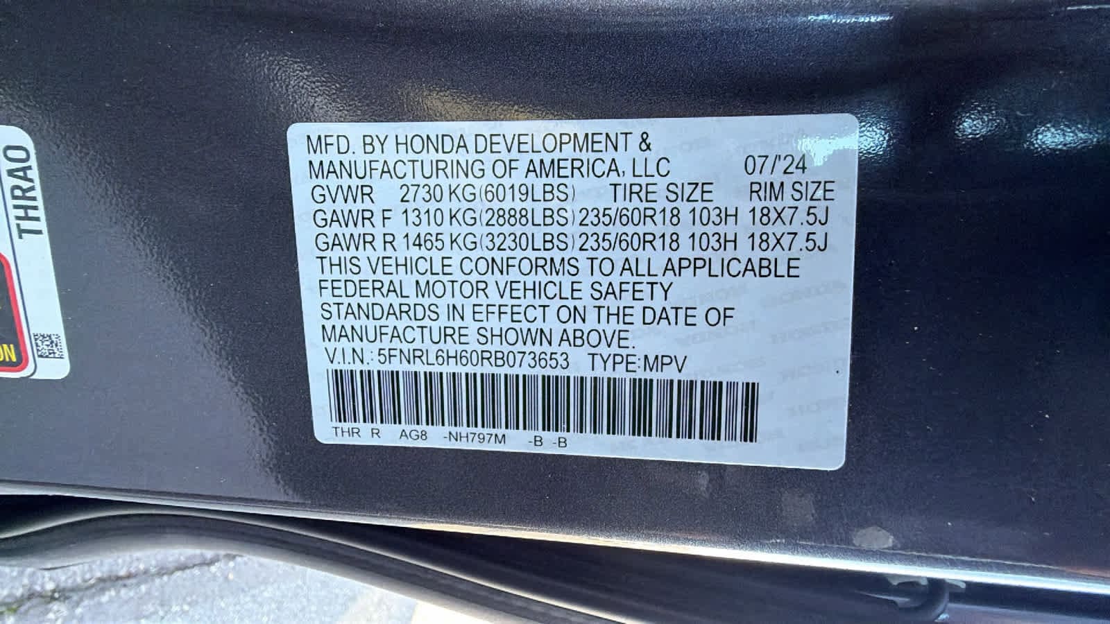 Thumbnail: 2024 Honda Odyssey - 30