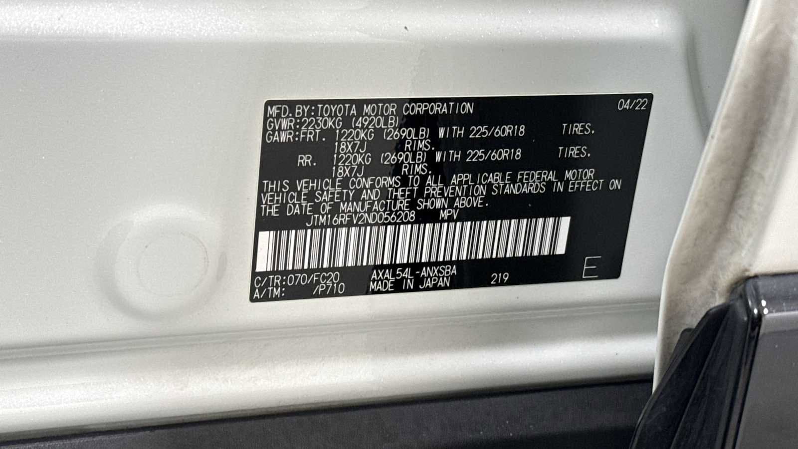 Thumbnail: 2022 Toyota RAV4 - 11