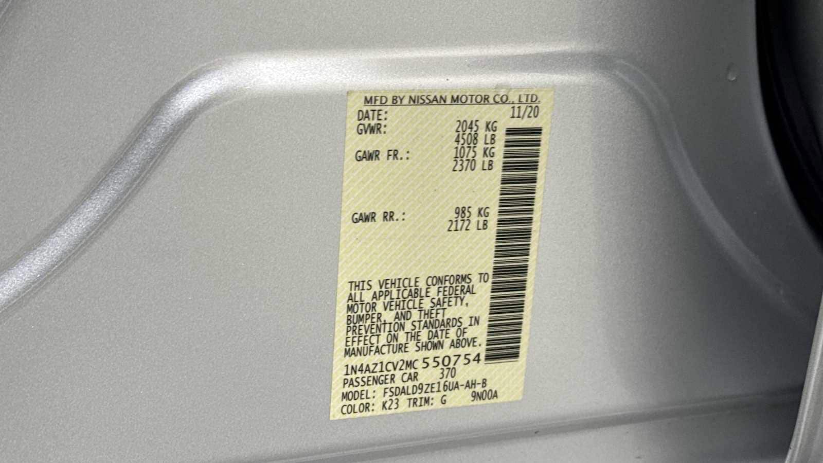 Thumbnail: 2021 Nissan Leaf - 11