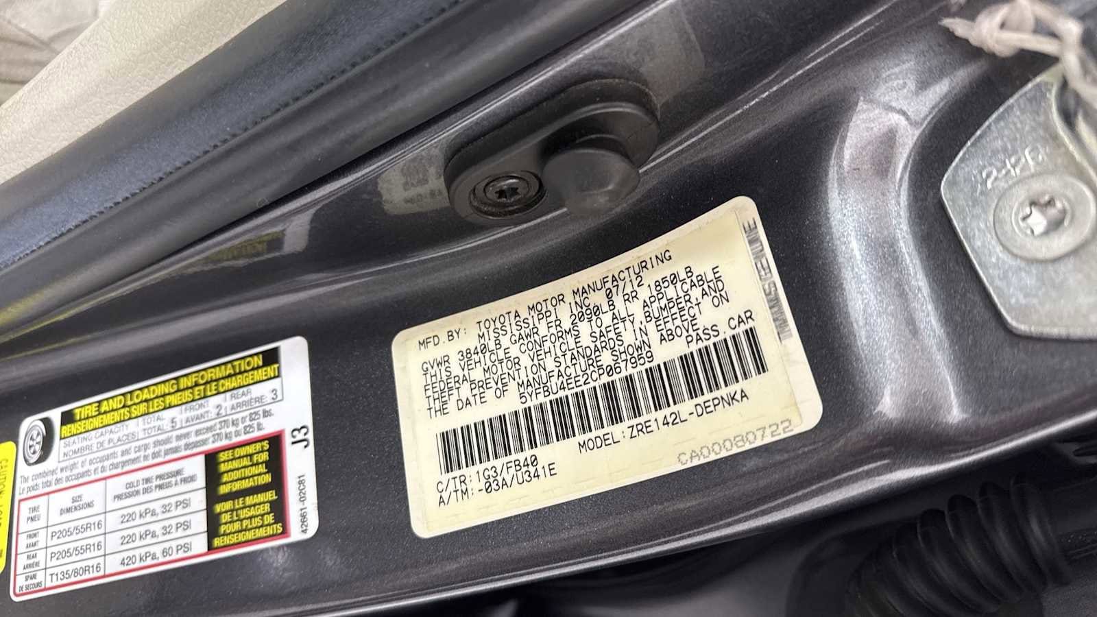 Thumbnail: 2012 Toyota Corolla - 11