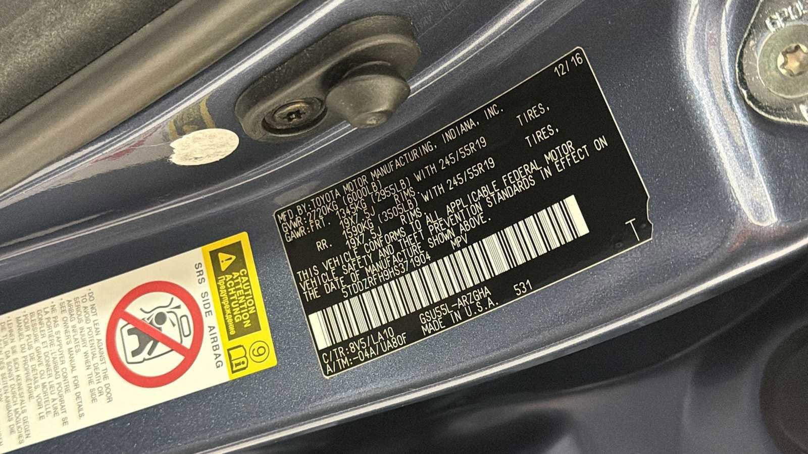 Thumbnail: 2017 Toyota Highlander - 11