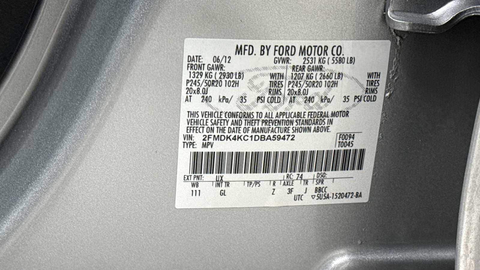 Thumbnail: 2013 Ford Edge - 11