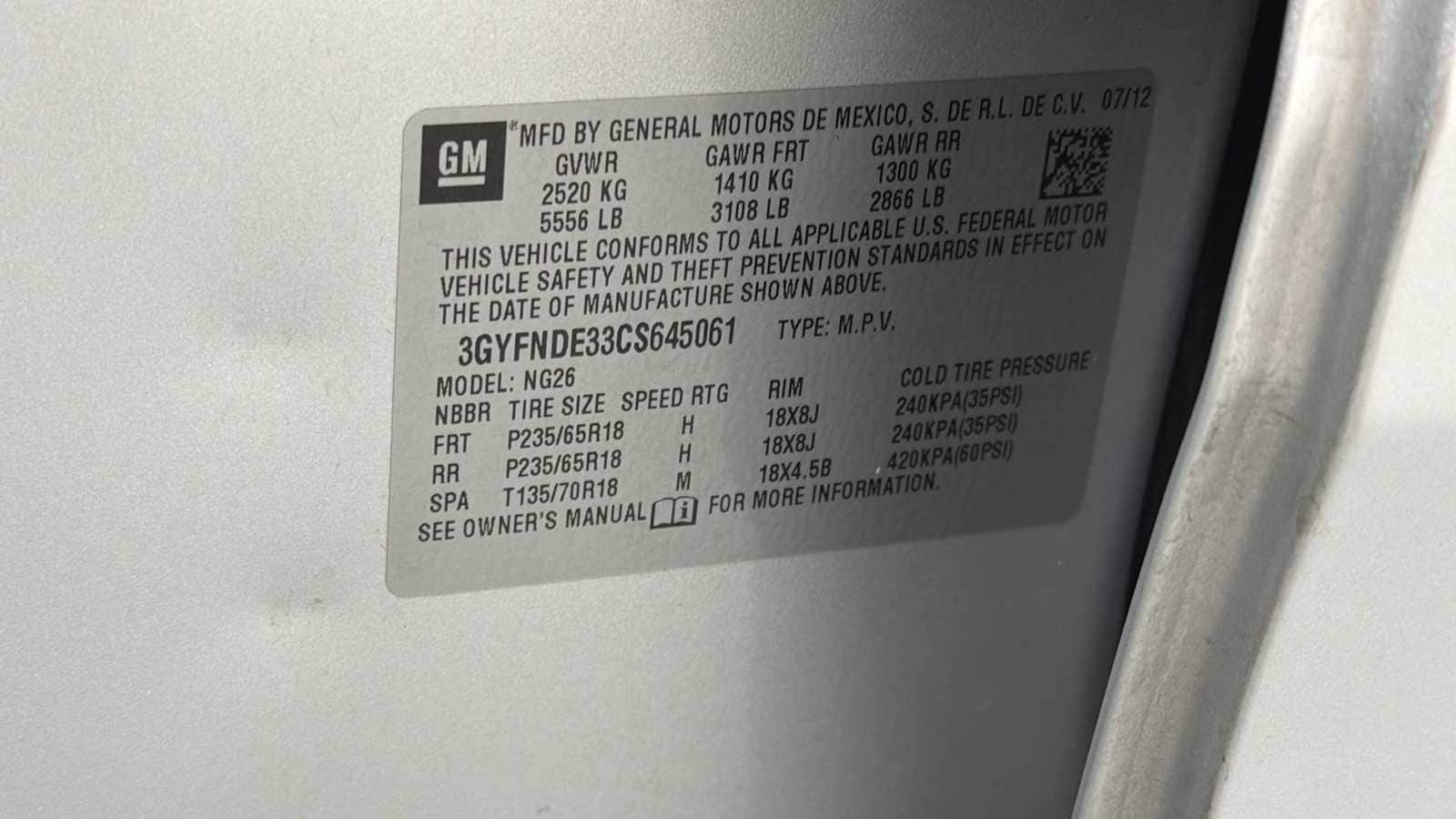 Thumbnail: 2012 Cadillac SRX - 11