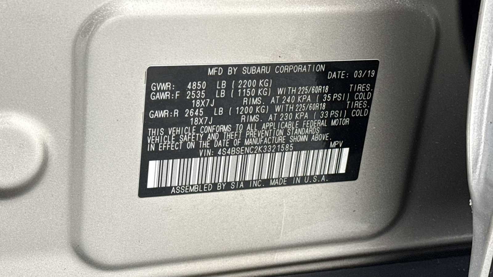 Thumbnail: 2019 Subaru Outback - 11