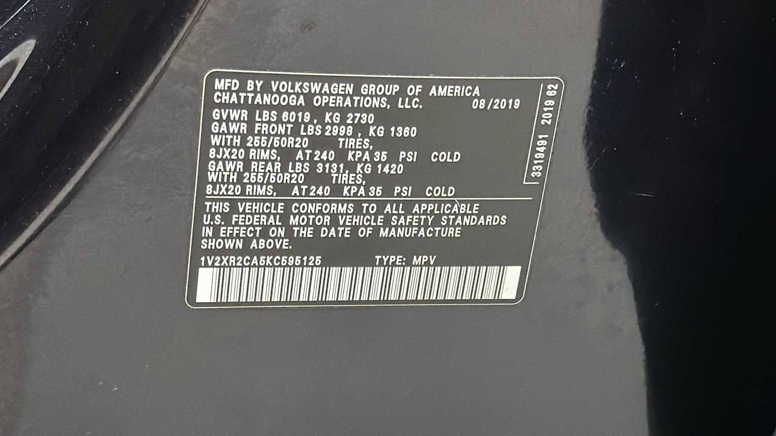 Thumbnail: 2019 Volkswagen Atlas - 11