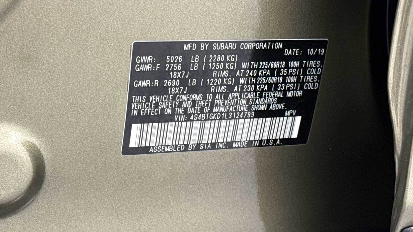 Thumbnail: 2020 Subaru Outback - 11