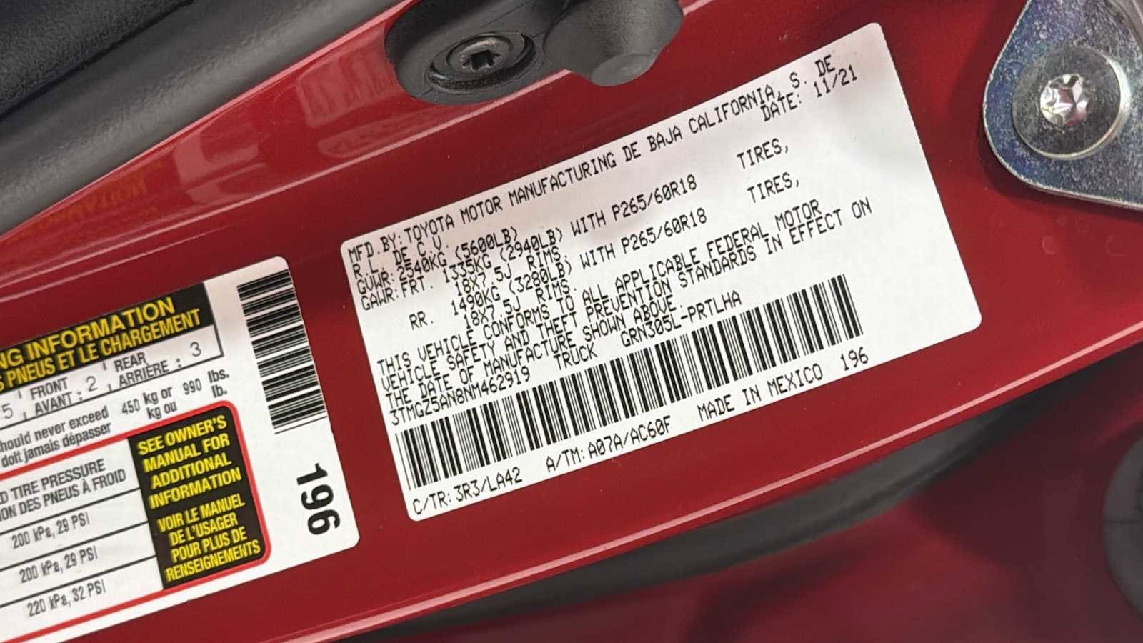 Thumbnail: 2022 Toyota Tacoma - 11