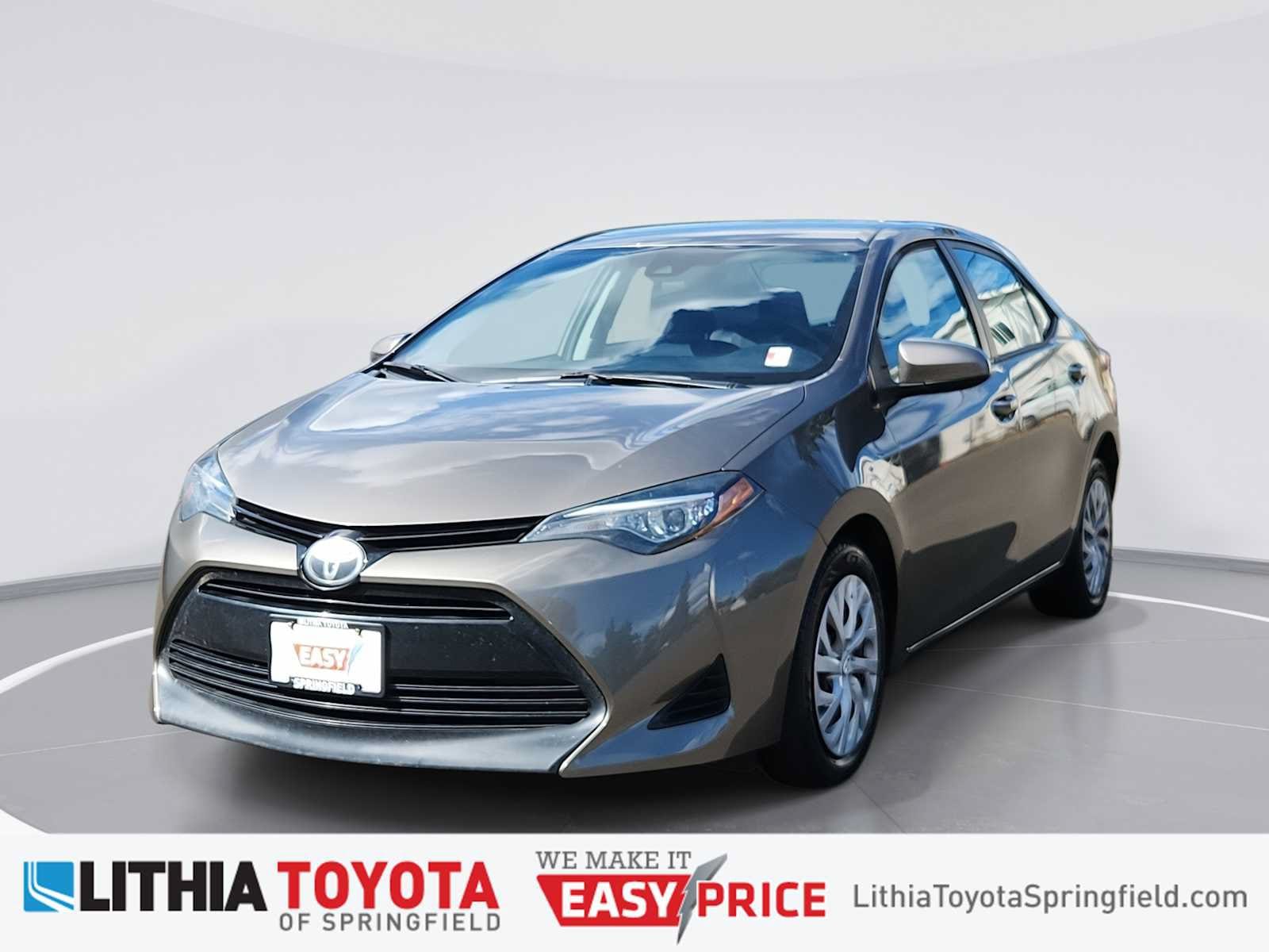 Used 2018 Toyota Corolla LE with VIN 2T1BURHE0JC053368 for sale in Springfield, OR