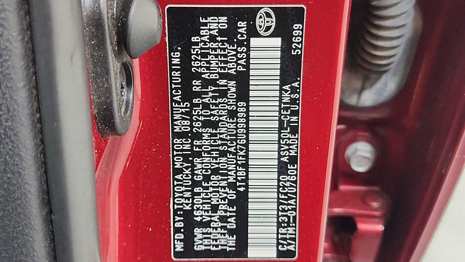 Thumbnail: 2016 Toyota Camry - 11