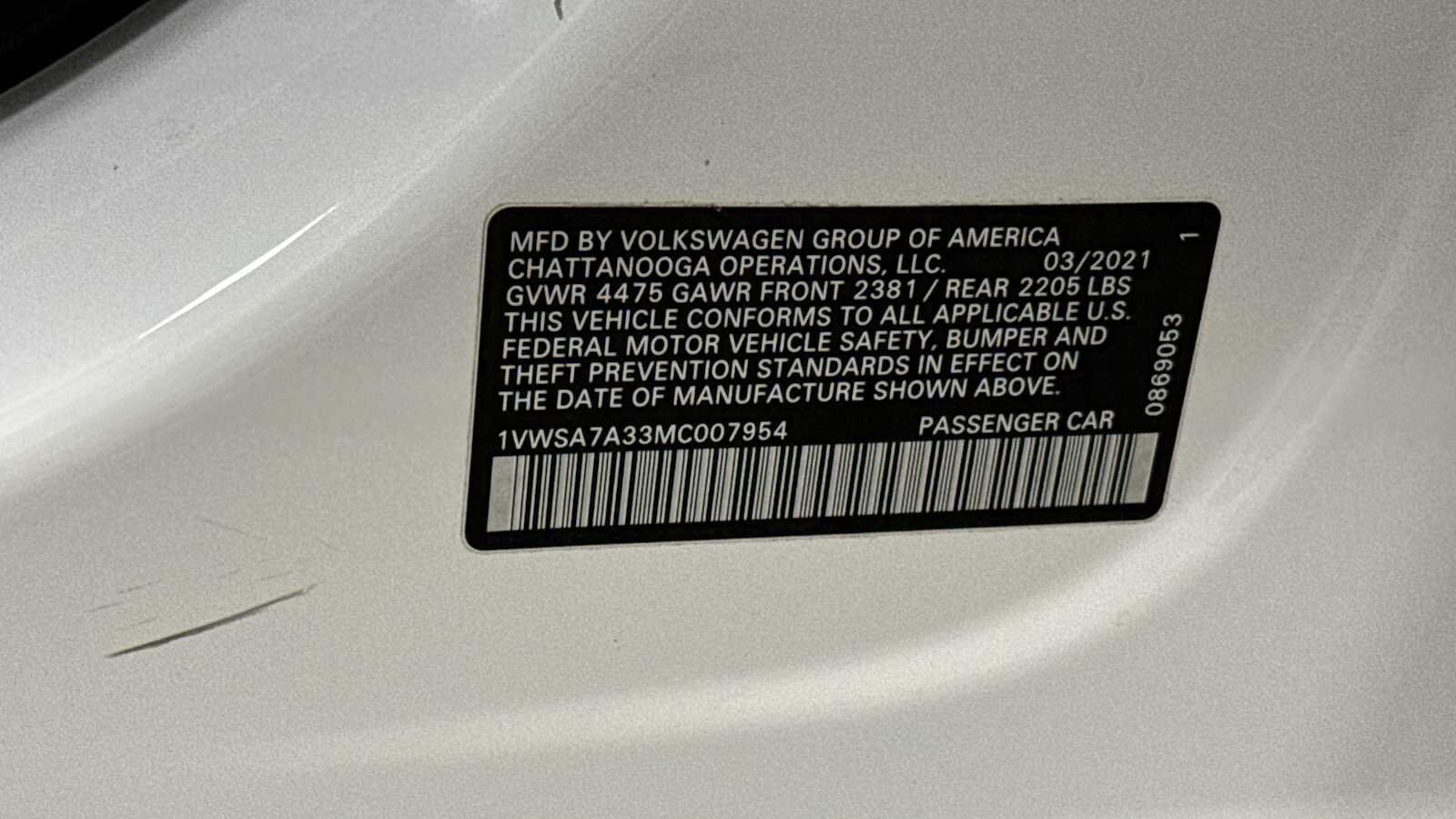 Thumbnail: 2021 Volkswagen Passat - 11