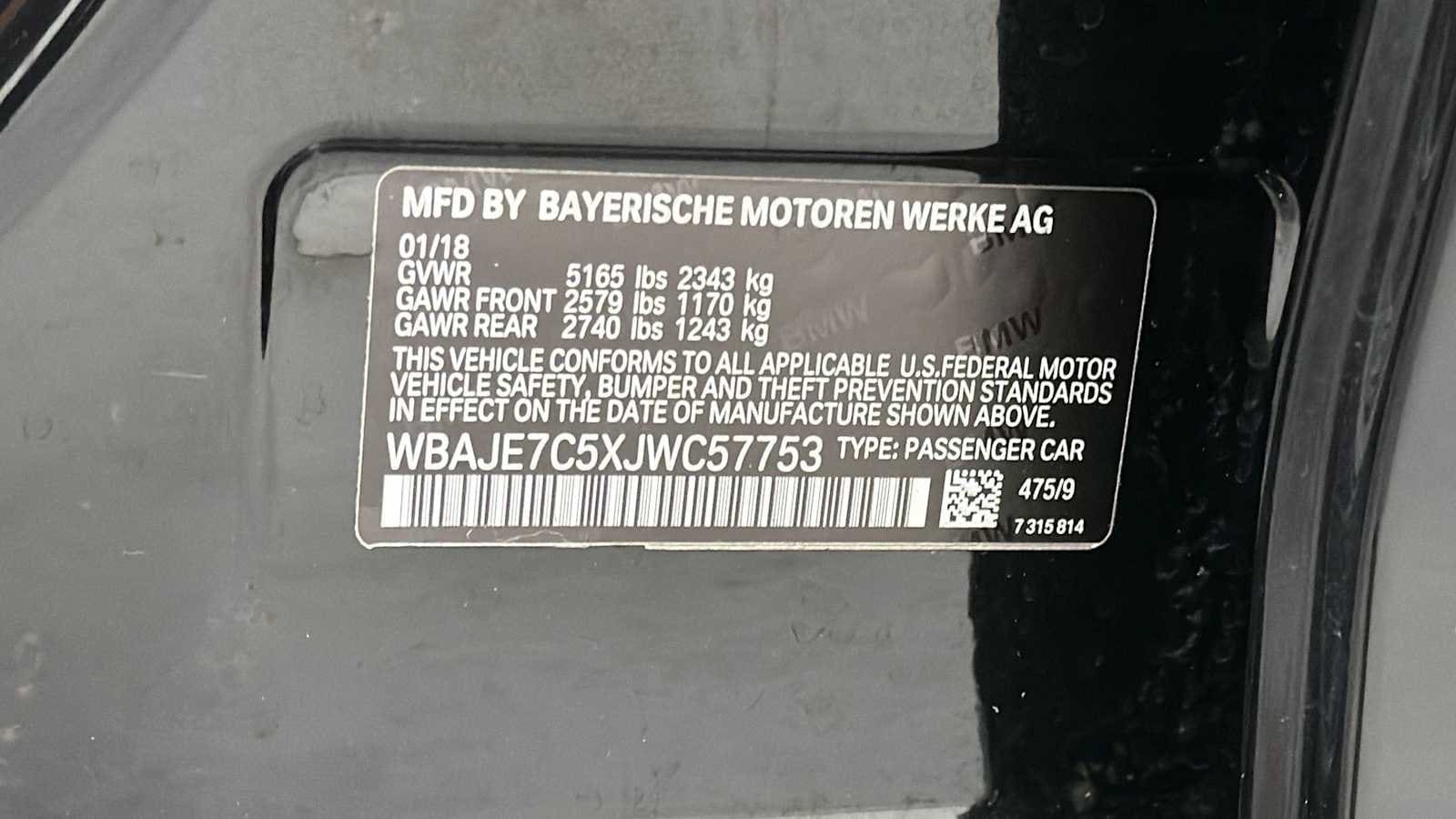 Thumbnail: 2018 BMW 5 Series - 11