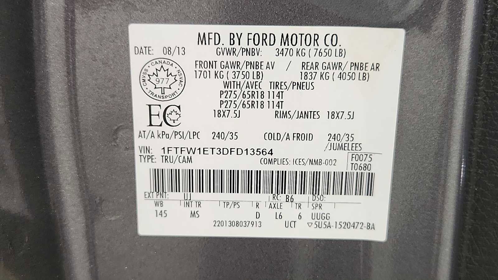 Thumbnail: 2013 Ford F-150 - 11