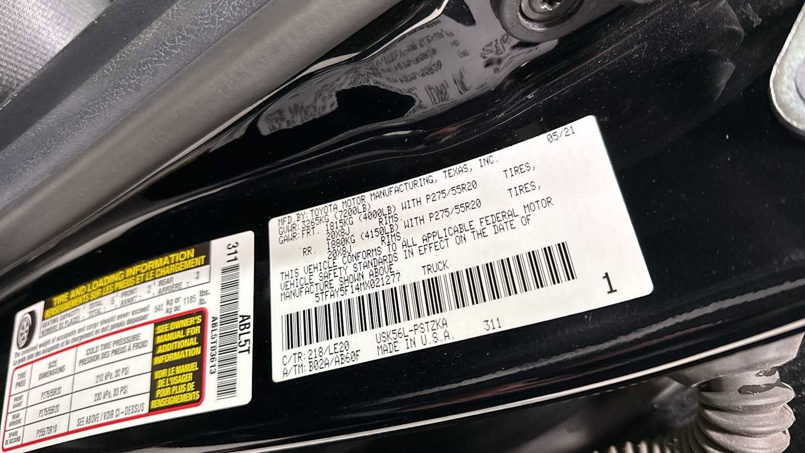 Thumbnail: 2021 Toyota Tundra - 11