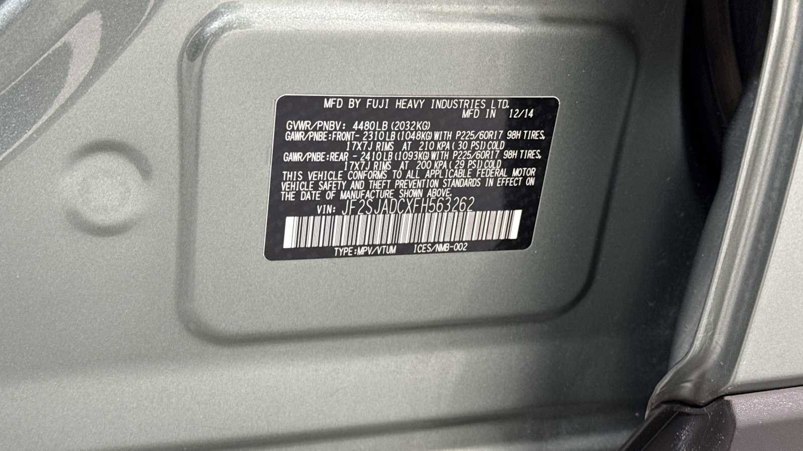 Thumbnail: 2015 Subaru Forester - 11