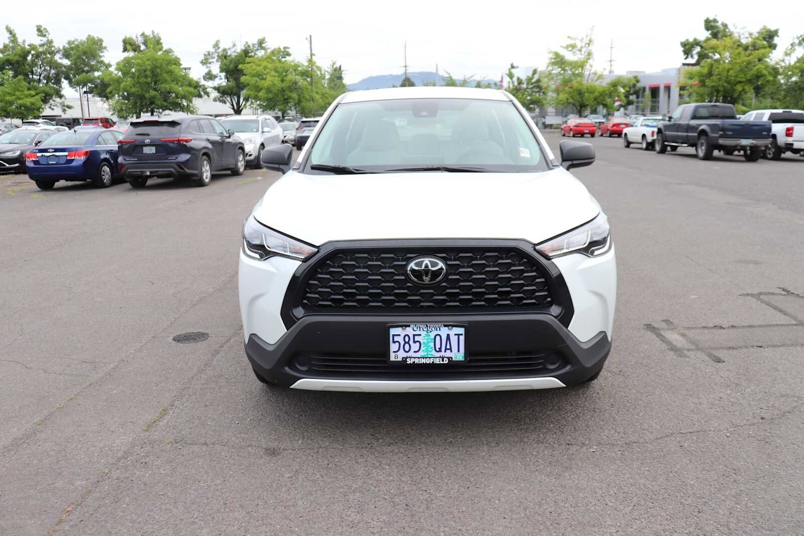 Certified 2022 Toyota Corolla Cross L with VIN 7MUAAABG7NV036330 for sale in Springfield, OR