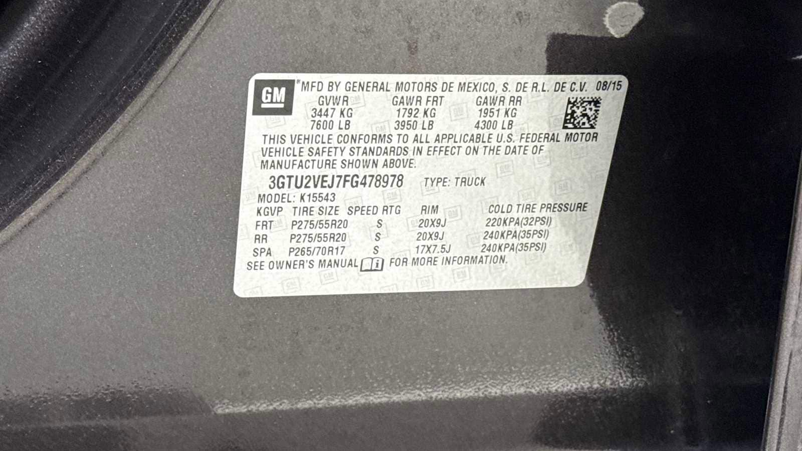 Thumbnail: 2015 GMC Sierra 1500 - 11