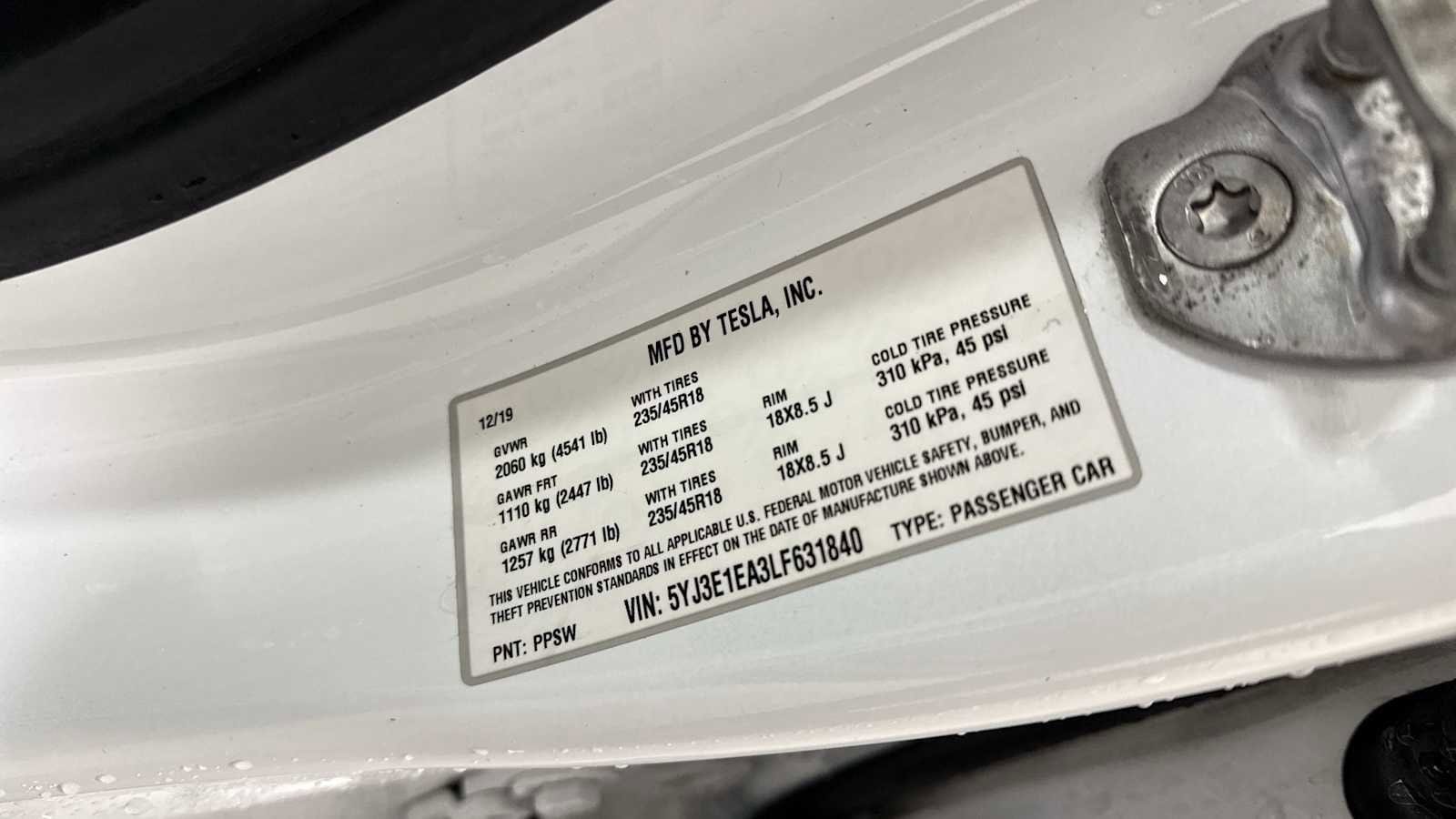 Thumbnail: 2020 Tesla Model 3 - 11