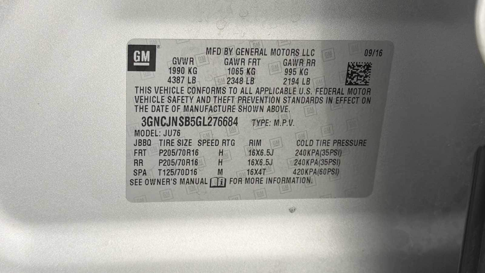 Thumbnail: 2016 Chevrolet Trax - 11