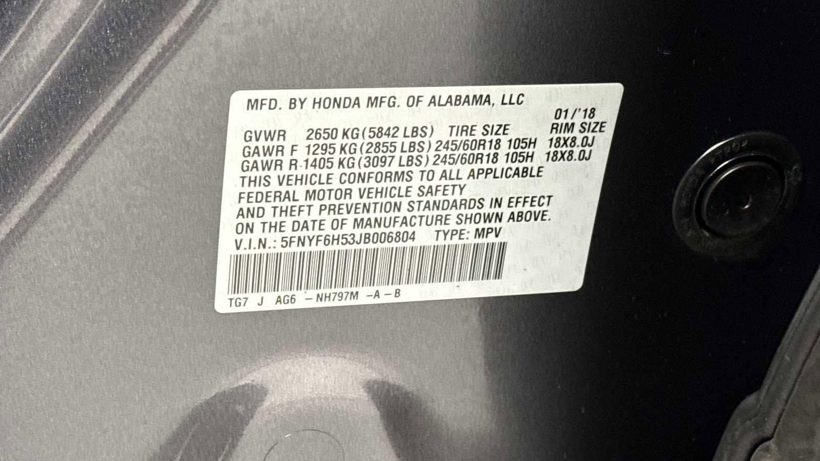 Thumbnail: 2018 Honda Pilot - 11