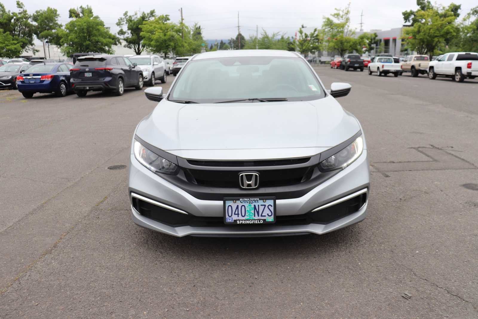 Used 2019 Honda Civic LX with VIN 19XFC2F62KE207606 for sale in Springfield, OR