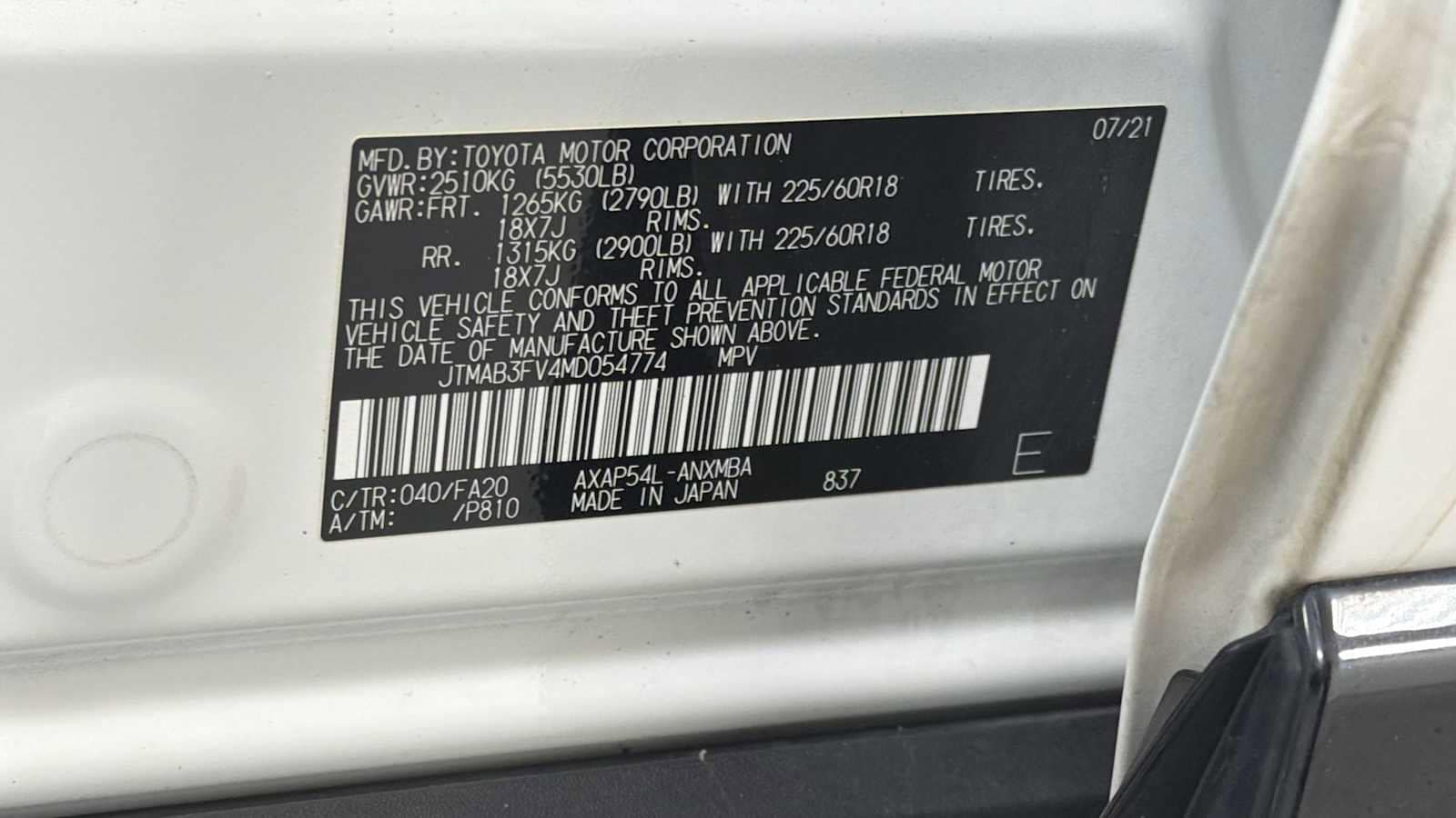 Thumbnail: 2021 Toyota RAV4 - 11