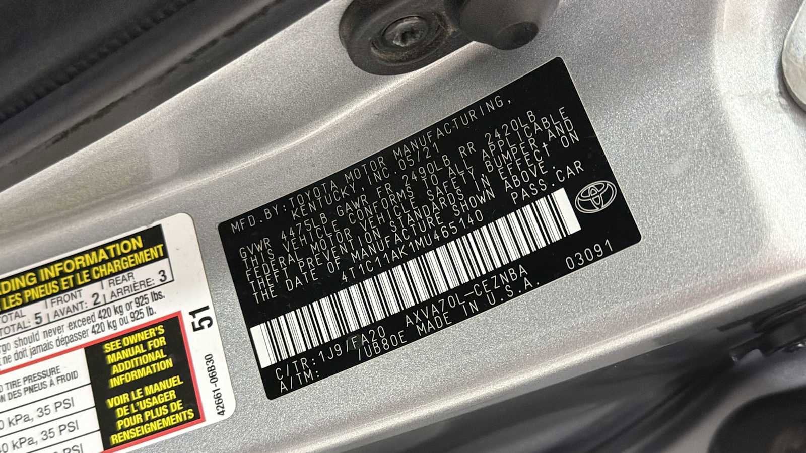 Thumbnail: 2021 Toyota Camry - 11