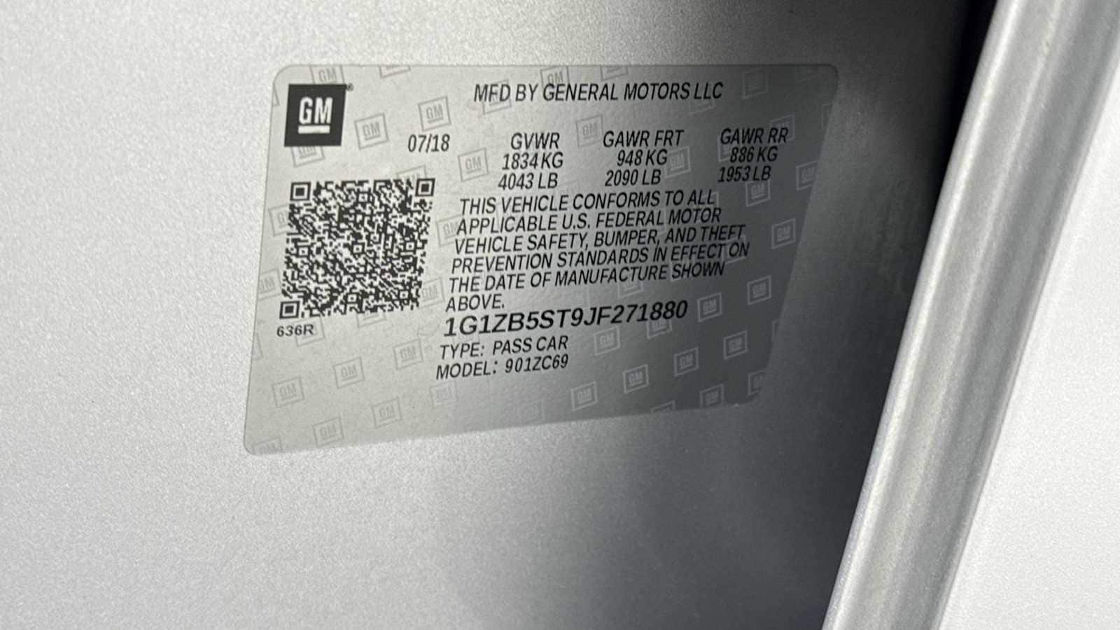 Thumbnail: 2018 Chevrolet Malibu - 11