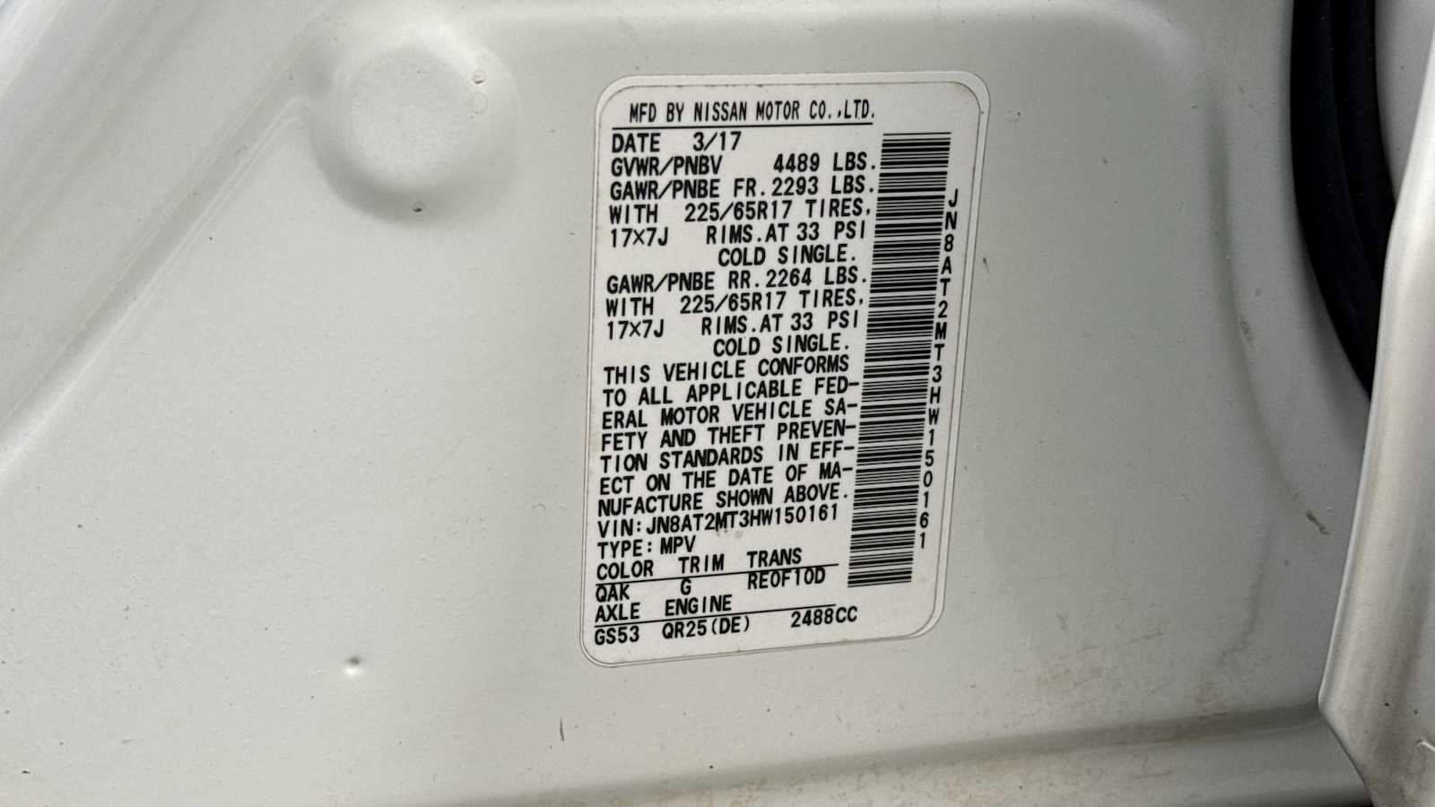 Thumbnail: 2017 Nissan Rogue - 11