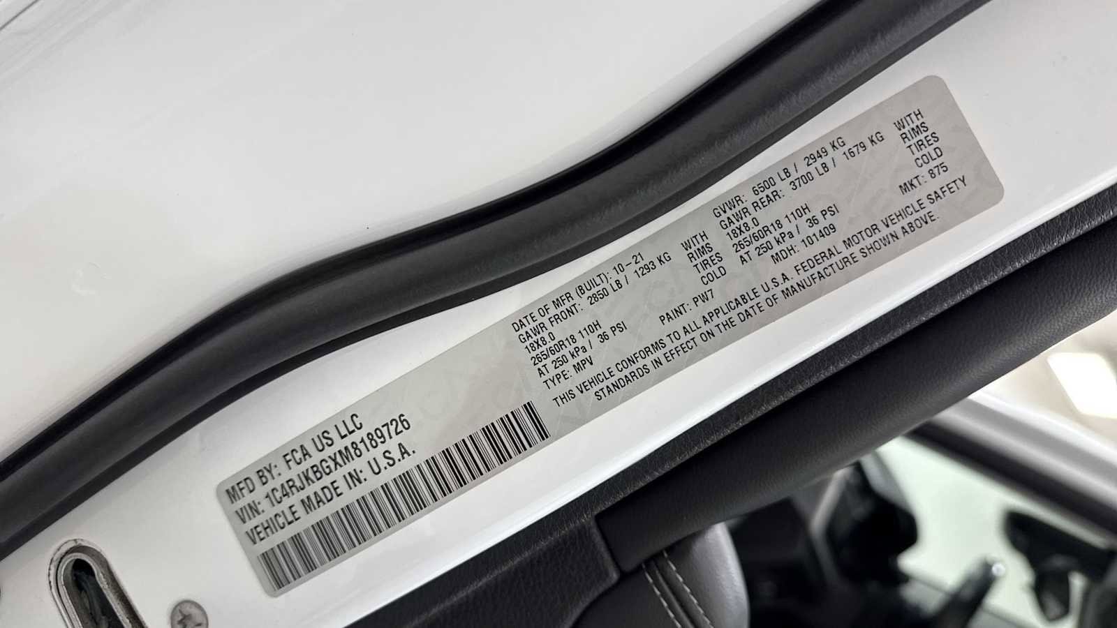 Thumbnail: 2021 Jeep Grand Cherokee L - 11