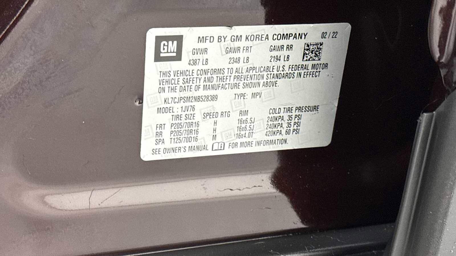 Thumbnail: 2022 Chevrolet Trax - 11