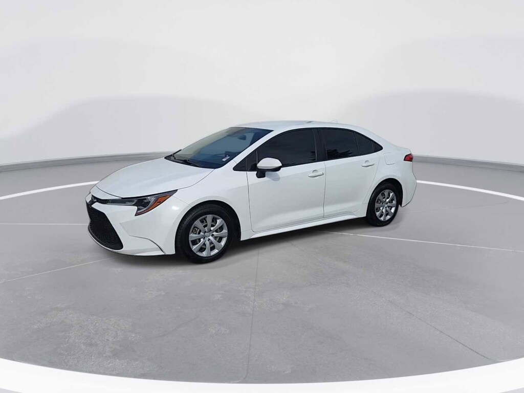 Used 2020 Toyota Sedan LE Super White For Sale at Lithia Motors Stock
