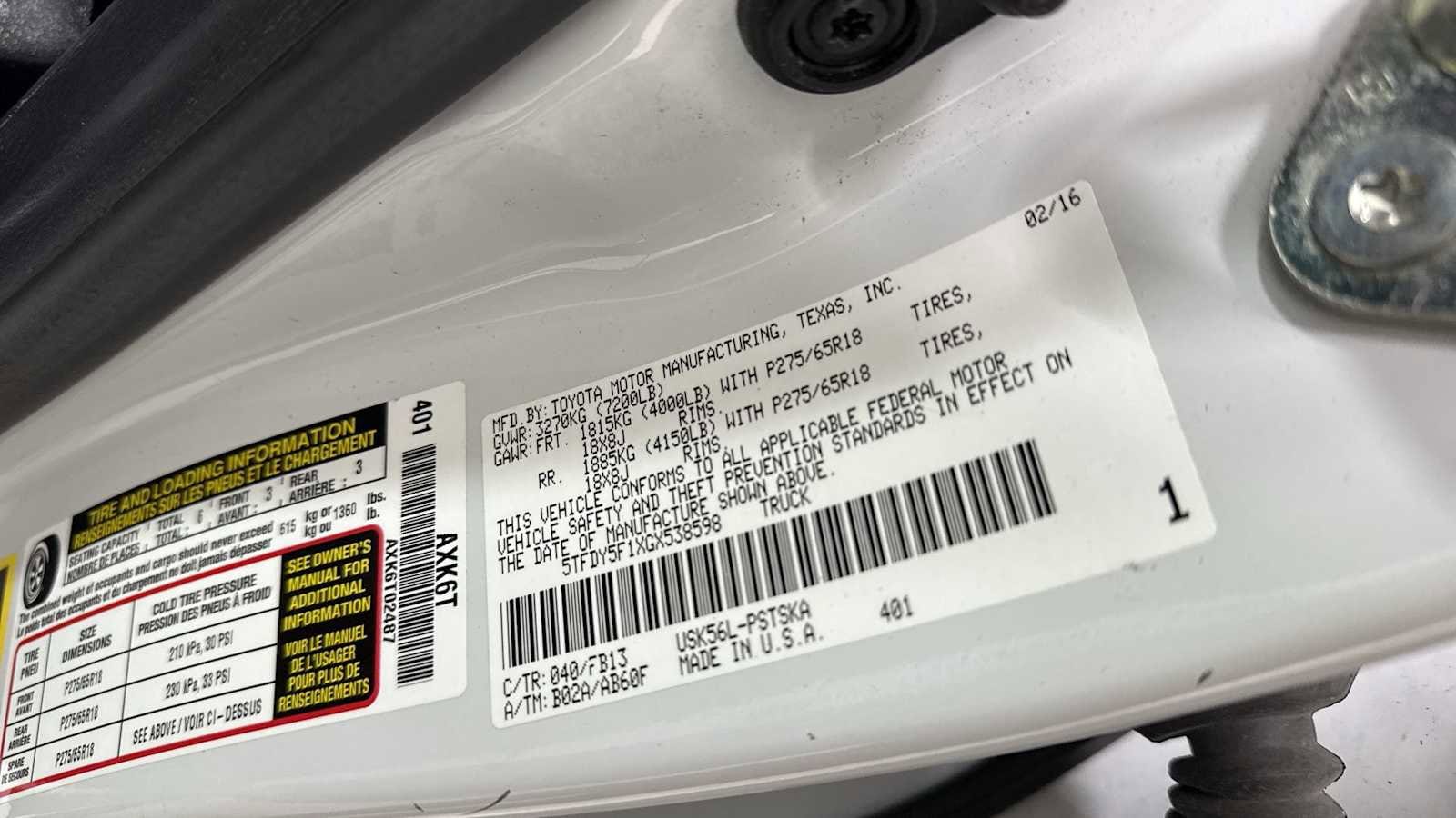 Thumbnail: 2016 Toyota Tundra - 11