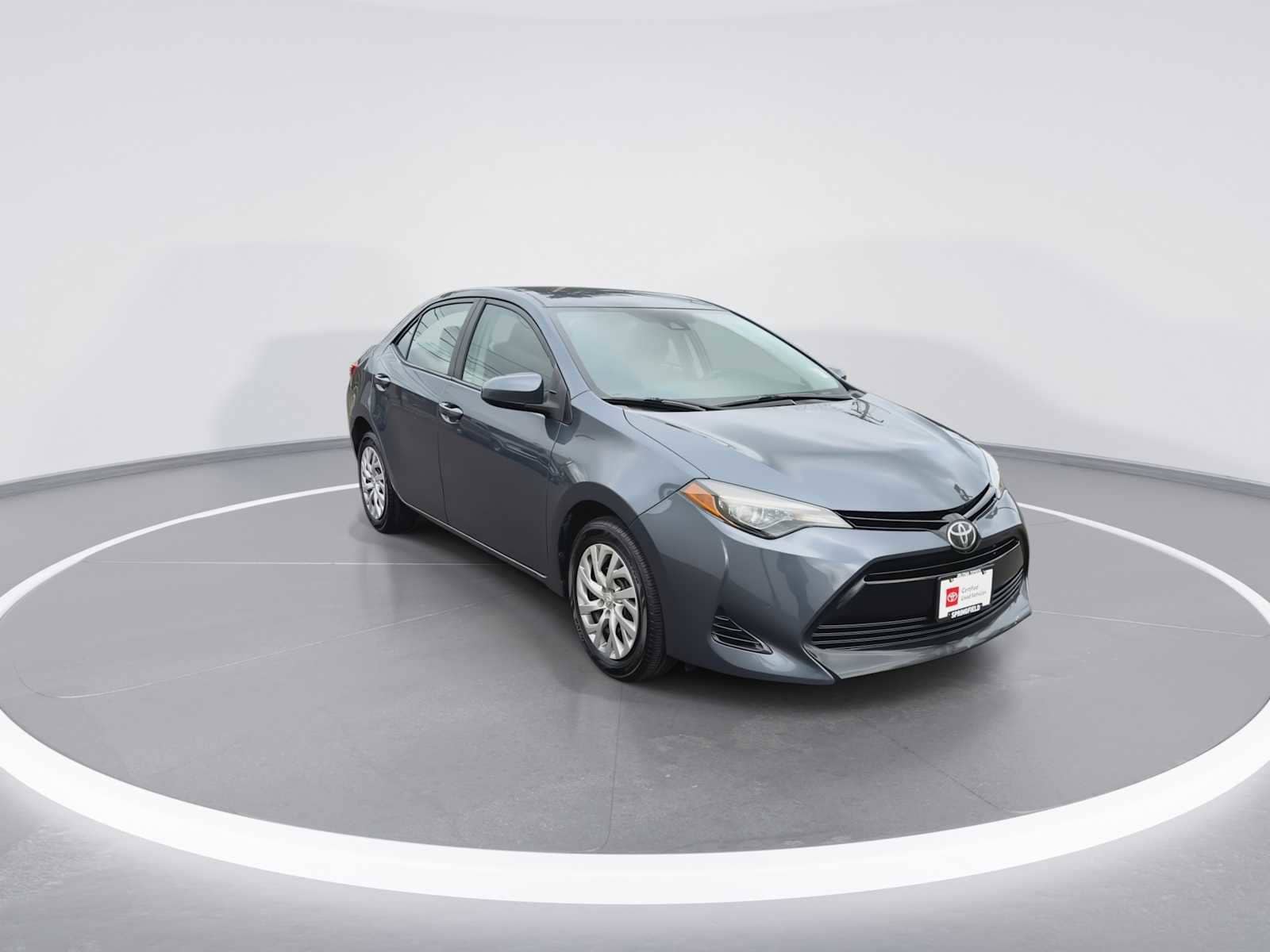 Certified 2018 Toyota Corolla LE with VIN 5YFBURHEXJP801575 for sale in Springfield, OR