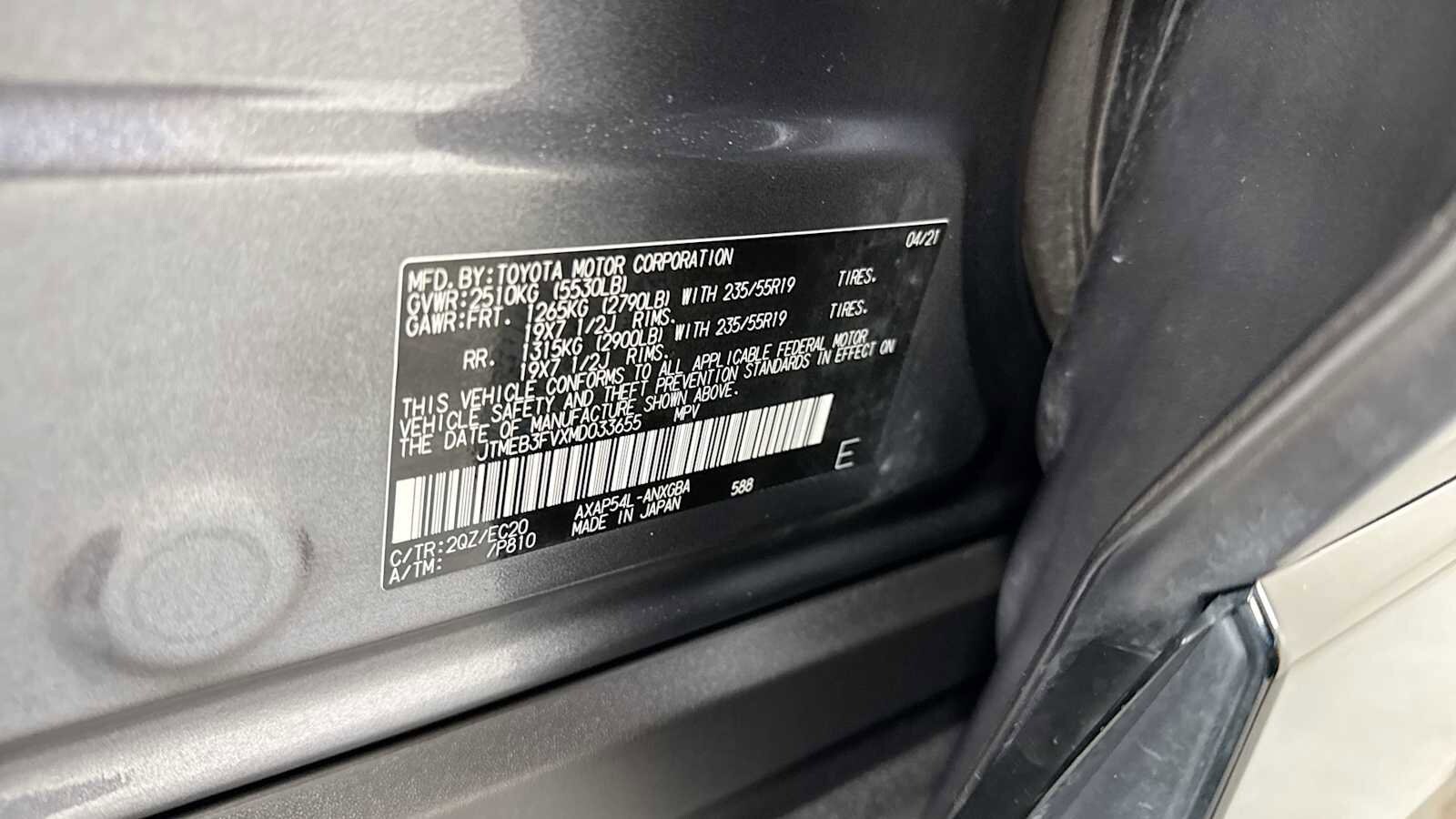 2021 Toyota RAV4 Prime XSE 11