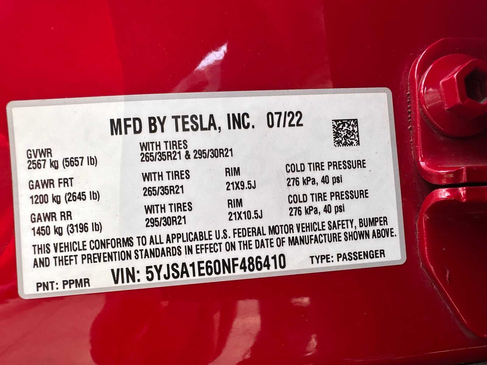 Thumbnail: 2022 Tesla Model S - 23