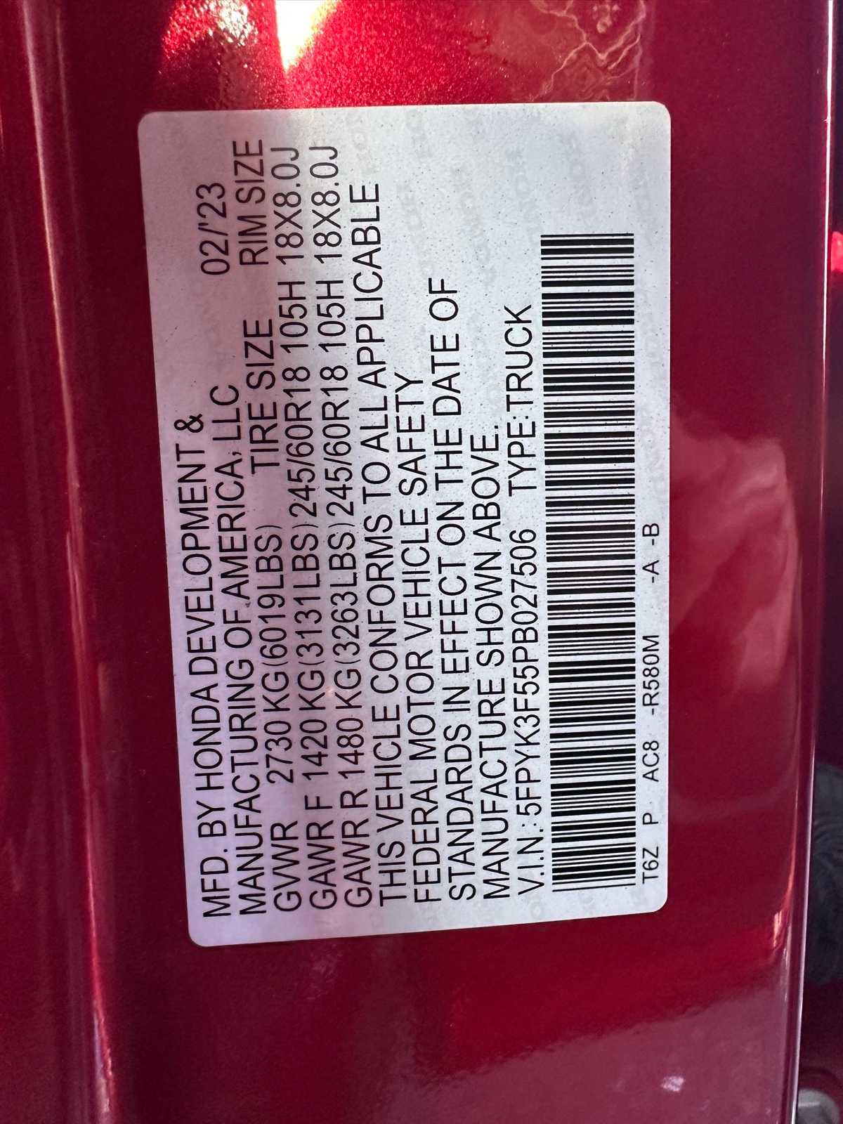 Thumbnail: 2023 Honda Ridgeline - 21