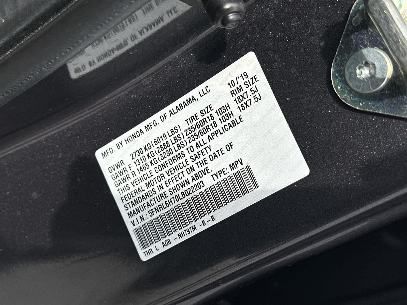 Thumbnail: 2020 Honda Odyssey - 21