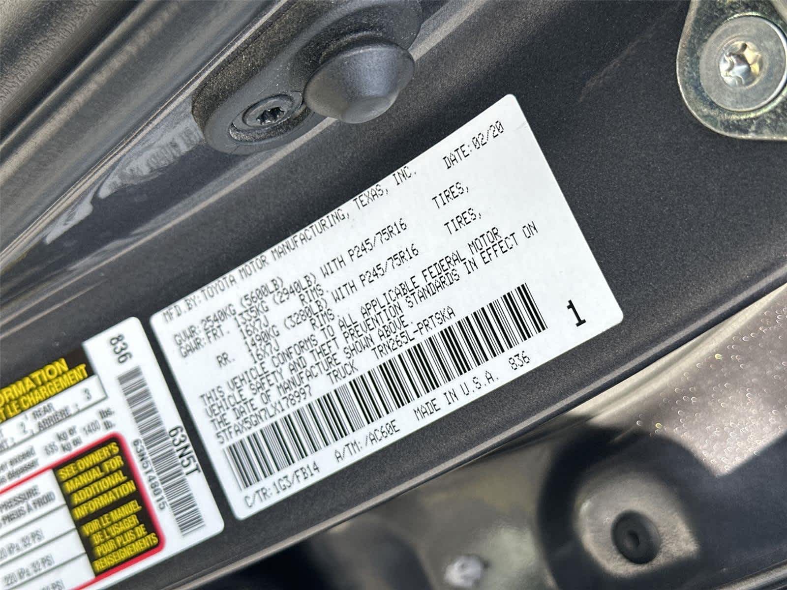 Thumbnail: 2020 Toyota Tacoma - 19