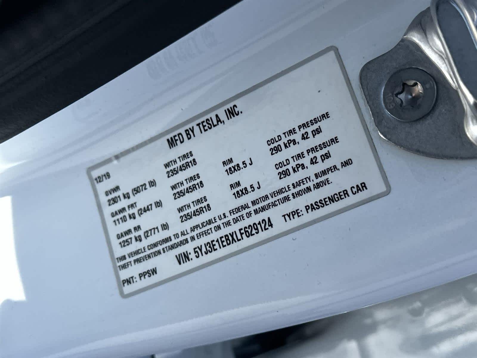 Thumbnail: 2020 Tesla Model 3 - 22