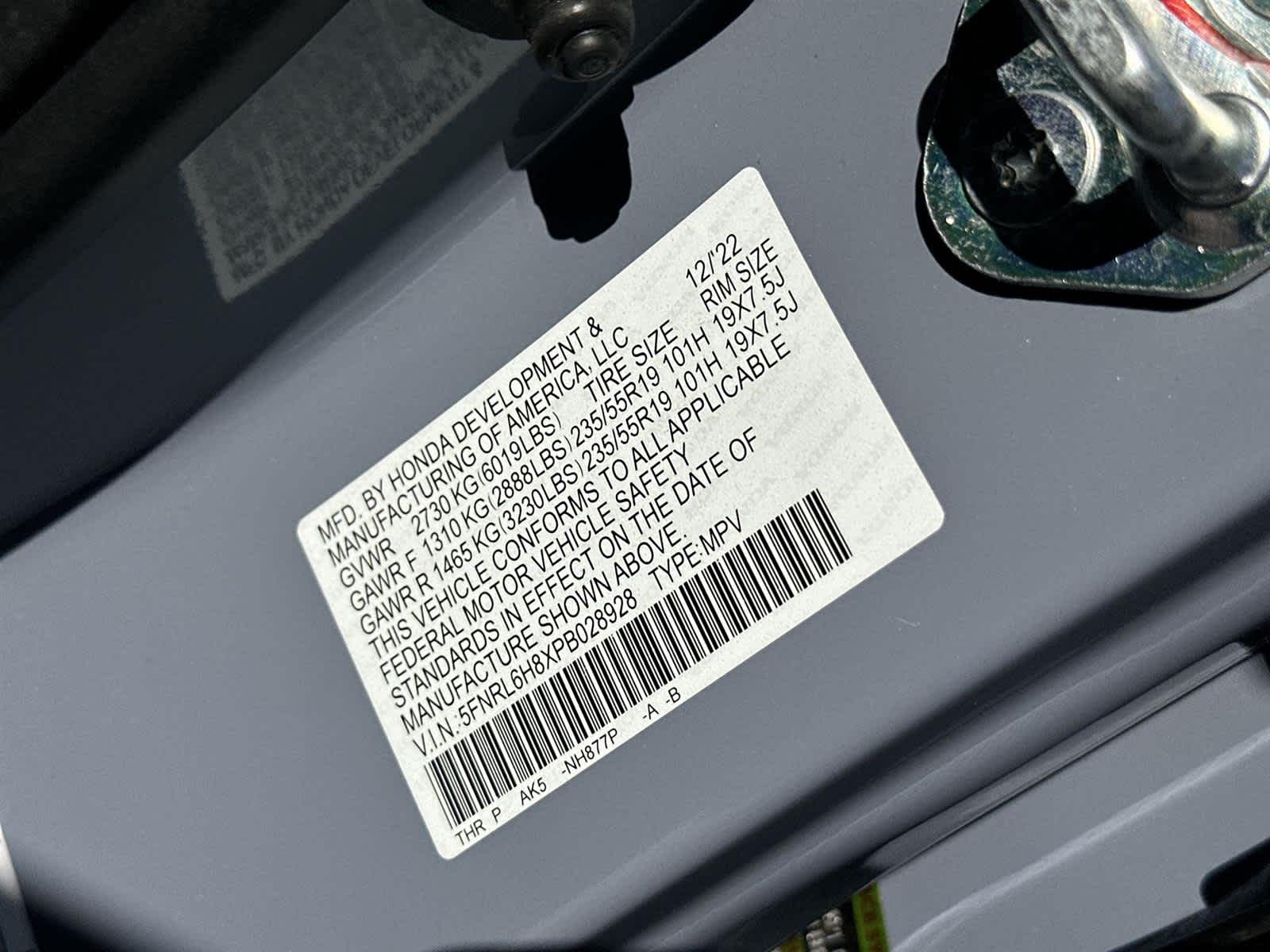 Thumbnail: 2023 Honda Odyssey - 22