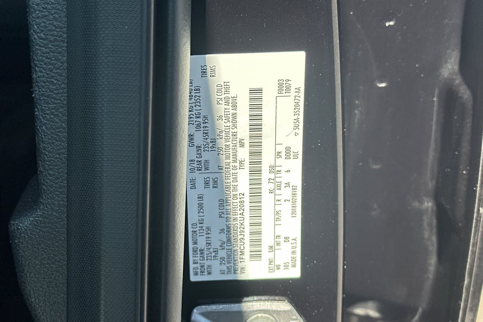 Thumbnail: 2019 Ford Escape - 33