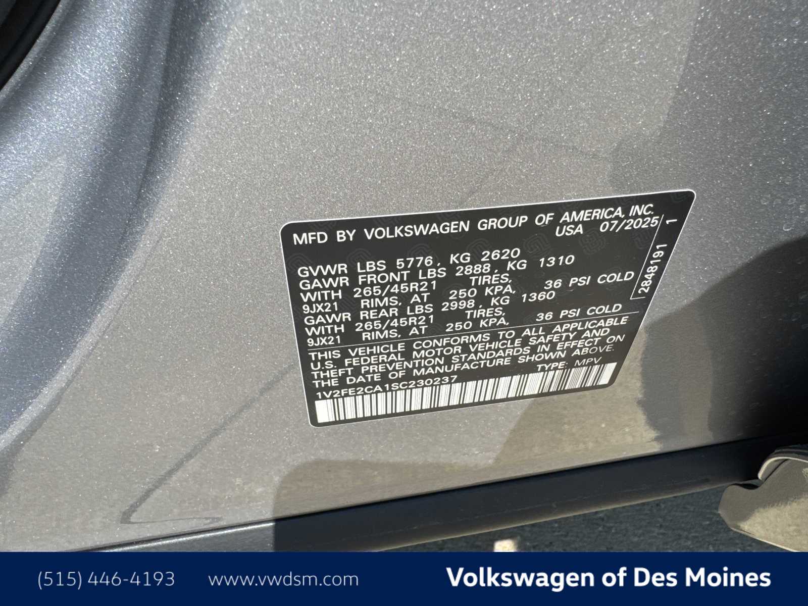 Thumbnail: 2025 Volkswagen Atlas - 21