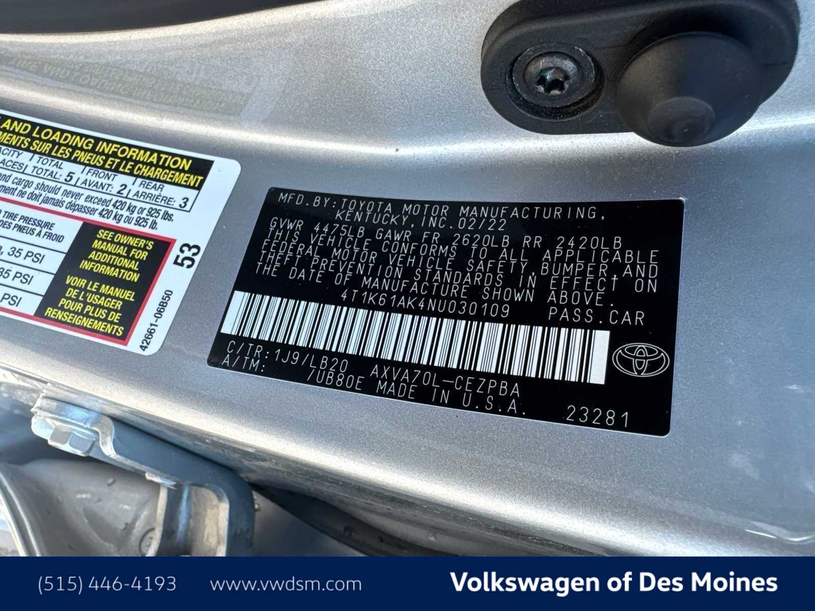 Thumbnail: 2022 Toyota Camry - 21