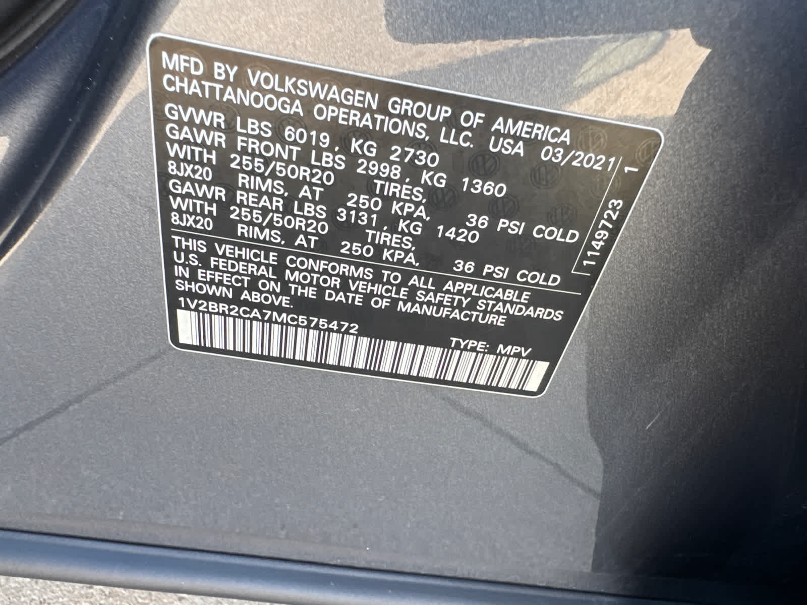 Thumbnail: 2021 Volkswagen Atlas - 22