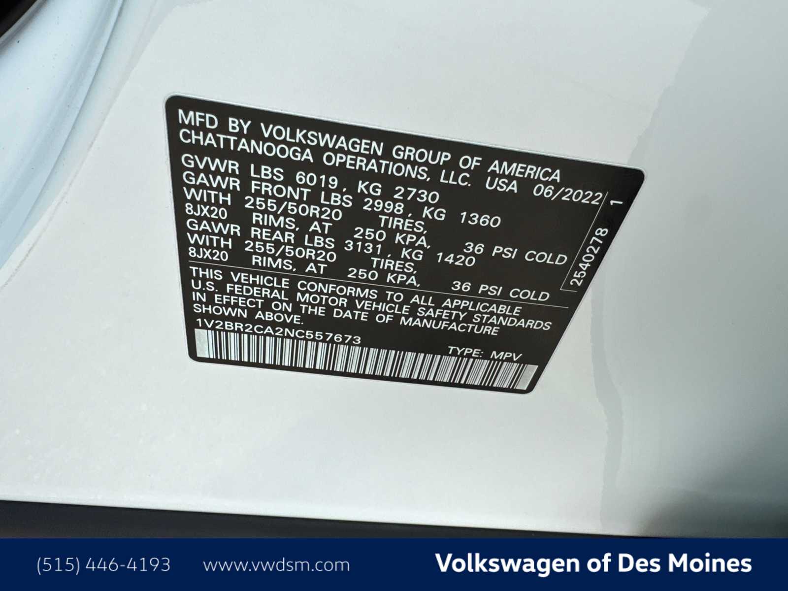 Thumbnail: 2022 Volkswagen Atlas - 22